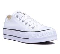 Converse 560251C Con Ct As Lift Ox Donna Trainer In Bianco Nero UK 2 - 9