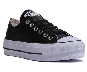 Converse 561680C A Ct As Lift Ox Platf Donna Trainer Bianco Nero EU 36-42