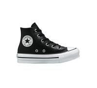 CONVERSE A01015C Chuck Taylor all Star Eva Lift Leather Uomo, Black/Natural Ivory/White EU 33.5