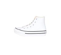Chuck Taylor All Star Eva Lift Leather Platform Hi by Converse 29 Bianco