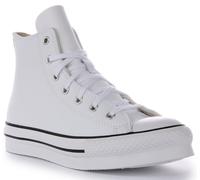Converse A02486C Chuck Taylor Lift Hi Scarpe Da Donna Bianco Mono UK 3.5 - 6.5