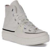Converse A02832C Chuck Taylor All Star Construct Scarpe Unisex Bianche UK 5 - 8