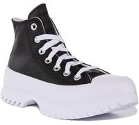 Converse A03704C CtAs Lugged 2.0 Hi Trainer Da Donna In Nero Taglia EU 36-42