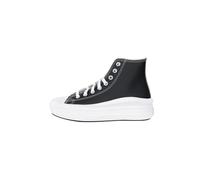Converse A04294C Chuck Taylor all Star Move Platform FOUNDATIONAL Leather Donna, Black/White/White EU 36.5