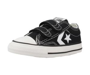CONVERSE A06893C Star Player 76 Easy-ON FOUNDATIONAL Canvas Uomo, Black/Vintage White/Egret EU 19