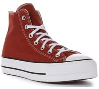 CONVERSE A06896C Tutti Stella Sollevamento Piattaforma Rituale Brown Donna 3 - 8