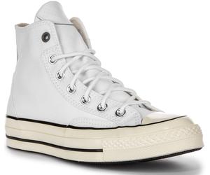 Converse A07444C Court Patch Canvas E Pelle Trainer Per Ragazzi Bianco UK 5 - 6