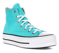 Converse A07570C All Star Lift Platform Scarpe Da Donna In Blu Cielo UK 3 - 8