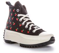 CONVERSE A08113C Run Stella Hike Plateau Ciliegie con Lacci Nero Rosso UK 3 - 8