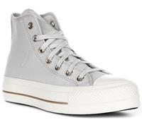 CONVERSE A08237C Tutti Stella Sollevamento Hi Plateau Donna Bootslight Grigio 3
