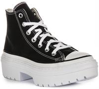 CONVERSE A08258C Tutti Stella Tacco Plateau Donna Sportivo Bianco Nero UK 3 - 8