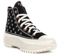 Converse Sneaker Run Star Hike Stitch Sich Hi cuciture artigianali Nero 38