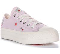 Converse A09115C All Star Lift Platform Donna Trainer In Lilla EU 36-42