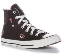 CONVERSE A09117C Chuck Taylor Y2K Silicone Alto Cuore Rosso Da Donna UK 3 - 8