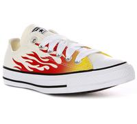 CONVERSE A09889C Chuck Taylor Tutti Stella Unisex Sportivo IN Bianco Red UK 3 -
