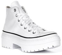 CONVERSE A10364C Tutti Stella Trascinato Tacco Plateau Stivali da Donna Bianco