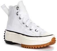 Converse A10422C Run Star Hike Hi Platform Womens Trainer In White EU 36-41