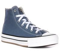 Converse A10781C Ct As Eva Platform Junior Ragazzi Trainer In Blu UK 3 - 7