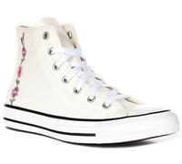 Converse A11774C Ricamato Floreale Adolescenti, Ragazze Da IN Bianco Rosa UK 3 -
