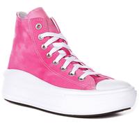 Converse A11817C CT Come Move Plateau Ragazze Ginnastica IN Rosa Bianco UK 3 - 7