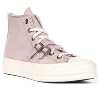 Converse A11864C Ct As Lift Platform Scarpe Da Donna In Fibbia Rosa UK 3 - 7
