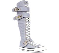 Converse A11892C CT All-star Xx Stivale Alto Donna Sportivo IN Blu Bianco UK 4 -