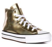 Converse A12606C Ct As Eva Lift Platform Ragazzi In Oro UK 3 - 7