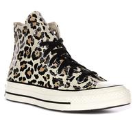 Converse A13436C Chuck Dark Leo Hi Canvas Donna Trainer In Leopard EU37-41