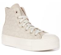Converse A13523C Ct As Lift Platform Scarpe Da Donna In Bianco Off UK 3 - 8