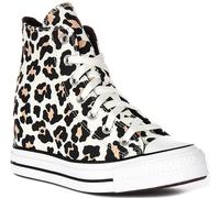 Converse A14938C Ct As Lift Wedge Platform Scarpe Da Donna In Leopardo UK 3 - 8