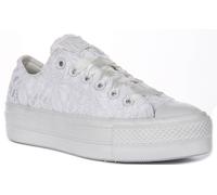 Converse A15005C Ct As Ox Crochet Star Lace Up Donna Trainer In Bianco EU 36-41