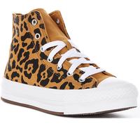 Converse A16551C Hi Eva Lift Scarpe Ragazza Leopardate Marrone Nero, EU 36-41