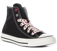 Converse A19064C Scarpe Junior Girls Chuck Taylor In Heart Nero EU 36-41