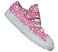 Converse All Star Chuck Taylor Scarpe Da Bambina Rosa E Bianca Con Fiori