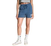 Converse All Star Cropped Shorts Pantaloni da Donna in Indigo, Taglia One Size Slacker Blue