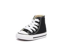 Converse Bambini Mandrini 7J231 AS Hi Can Nero Nero, Taglia:23