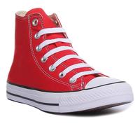 Converse All Star Hi Top In Tela Donna Nero UK 3 - 7