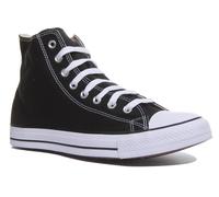 CONVERSE All Star Hi Top Scarpe Ginnastica IN Tela IN Nero Da Donna UK 3 - 7