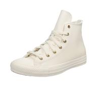Converse All Star High Gold Bianco - Taglia 37.5 [5 US 23.6cm] Scarpe Ragazza