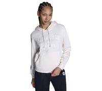 Converse All Star Hoodie Felpa Con Cappuccio da Donna in Bianco, Taglia One Size Egret