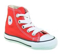 Converse - All Star Scarpe Sportive Bambino Rosse Tela Lacci 7j232c numero 26