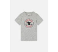 CONVERSE Maglietta 'CHUCK PATCH' grafite / grigio sfumato / rosso, Taglia 110-116