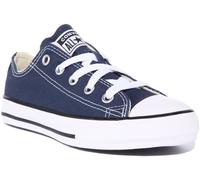 CONVERSE Asox Core Bambino con Lacci Unisex Scarpe Sportive IN Navy Taglia UK 1-