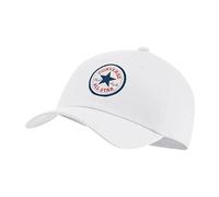 Converse Berretto da Baseball Unisex, Bianco, Taglia Unica