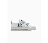 Converse By You X Bluey Chuck Taylor All Star Easy-On Scarpa Low Top, Cotone da Bambini in Bianco, Taglia One Size muffin