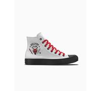 Converse By You X Stranger Things Chuck Taylor All Star Scarpa High Top, Cotone in Bianco, Taglia One Size white hellfire
