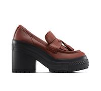 Converse Chuck 70 De Luxe - Sneaker unisex per adulti, in pelle, Arrosto scuro/Arrosto scuro/Nero, 6.5 Women/4.5 Men