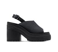 Converse Chuck 70 De Luxe Heel Sandal Platform Scarpa Low Top, Cotone da Donna in Nero, Taglia One Size Nero/Bianco/Nero