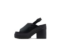 Converse - Chuck 70 De Luxe - Sandali con tacco e plateau neri/bianchi/neri-Nero 35