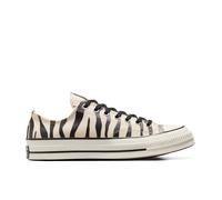 Converse Chuck 70 Glow-In-The-Dark Zebra Print Scarpa Low Top, Cotone in Marrone, Taglia One Size Duna chiara/Nero/Egret